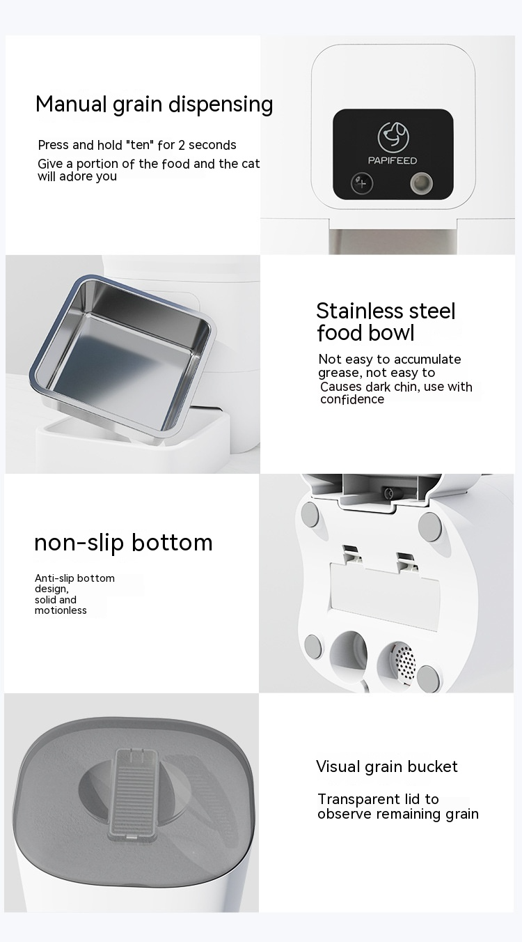 Smart Automatic Pet Feeder | WiFi Remote Feeding System