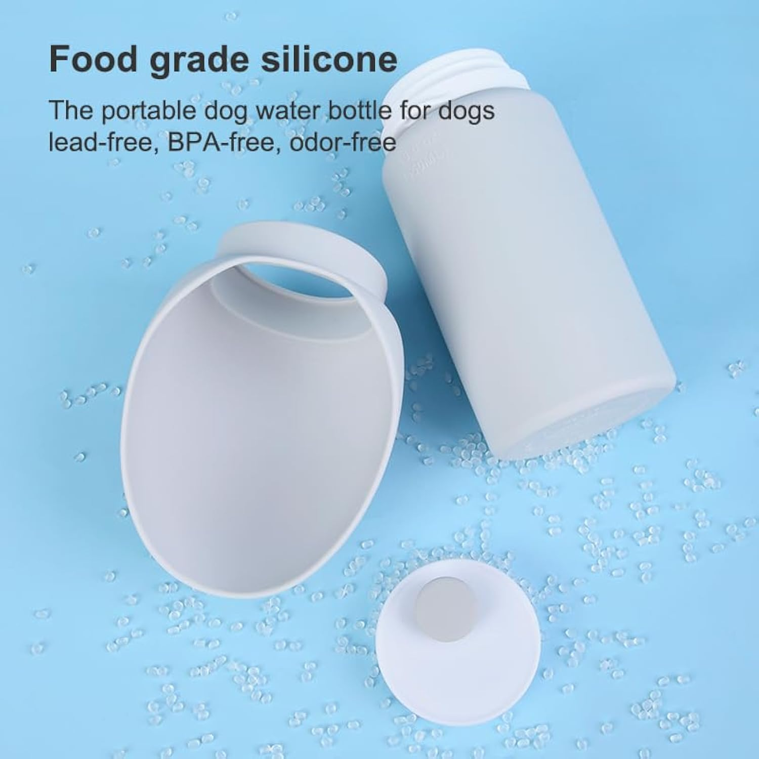 Portable Dog Travel Kit | Foldable Bowl & Treat Container